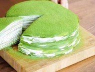 彩铅画基础教程—写实绿茶蛋糕
