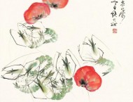 春节福利系列之儿童国画：柿子