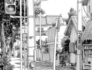 钢笔速写城市街道建筑风景
