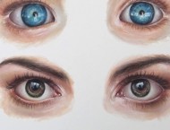 彩铅画怎么画眼睛
