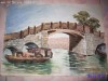 水彩画教学视频威尼斯水城之桥