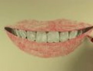 超简单的彩铅之画一口甜美的牙齿